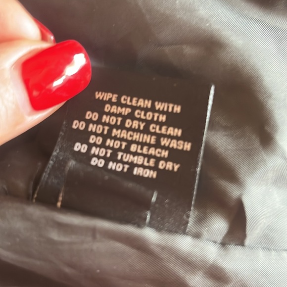 Faux Leather Jacket M - Picture 8 of 8